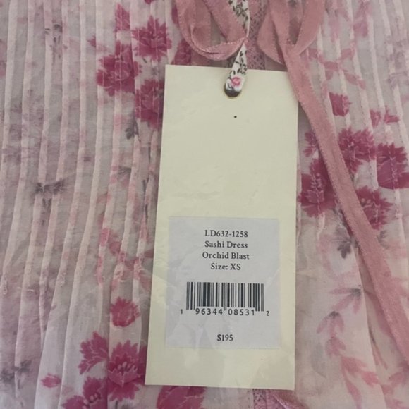 LoveShackFancy Sashi Dress - Orchard Blasts - Size X-Small - NWT - Picture 2 of 3